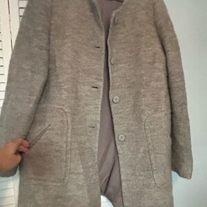 Zara Women's Tan Teddy Jacket